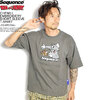 Sequence by B-ONE-SOUL TOM and JERRY CHENILL EMBROIDERY SHORT SLEEVE T-SHIRT -CHARCOAL- T-1570930画像