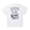 THE NETWORK BUSINESS WON'EM Tee WHITE&times;WHITE TNBC022-0018画像
