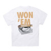 THE NETWORK BUSINESS WON'EM Tee WHITE&times;BEIGE TNBC023-0007画像