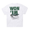 THE NETWORK BUSINESS WON'EM Tee WHITE&times;GREEN TNBC021-0015画像