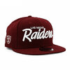 NEW ERA LAS VEGAS RAIDERS 9FIFTY SNAPBACK CAP BURGUNDY NE44058画像