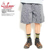 COOKMAN CHEF PANTS SHORT HICKORY -NAVY- 231-11954画像