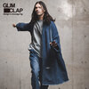 GLIMCLAP Damege & repair processing denim gown-ish shirtcoat 11-003-GLA-CB画像