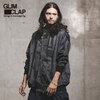 GLIMCLAP Neo-futuristic geometry pattern full-zip hoodie jersey 11-016-GLA-CB画像