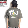 Sequence by B-ONE-SOUL TOM and JERRY RINGER SHORT SLEEVE T-SHIRT -CHARCOAL- T-1570933画像
