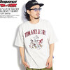 Sequence by B-ONE-SOUL TOM and JERRY COLLEGE SHORT SLEEVE T-SHIRT -OFF WHITE- T-1570932画像