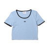 adidas CROPPED TEE AMBIENT SKY H17951画像
