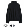 GOLD WASHABLE WOOL L/S LOOSE NECK TEE 21B-GL68801画像