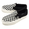 VANS WOVEN CLASSIC SLIP-ON PLATFORM LEATHER/BLANC DE BLANC VN0A5KXB9GY画像