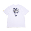 atmos × KOUSUKE SHIMIZU TEE WHITE/NAVY SK-01-WHN画像