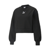 PUMA CLASSICS PUFF SLEEVE CREW BLACK 531616-01画像