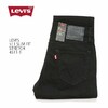 Levi's 511 SLIM FIT STRETCH BLACK 4511-1507画像