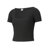 PUMA CLASSICS RIBBED FITTED TEE BLACK 531611-01画像