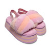 UGG Disco Stripe Slide PRIMROSE / PINK DUSK COMBO 1120875-PPDC画像