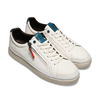UGG Cali Sneaker Low Side Zip WHITE / MARINA BLUE LEATHER 1120871-WMBL画像
