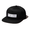 POLeR FONT PATCH HAT BLACK 212ACU7203画像