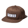 POLeR FONT PATCH HAT BROWN 212ACU7203画像