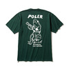 POLeR OUT MI SWAMP TEE FOREST GREEN 212APM2002画像