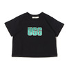 UGG ロゴサテン刺繍 チビT BLACK 21AW-UGTP05-BLK画像