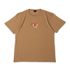 atmos EMBROIDERY MIX LOGO 7.1oz TEE DARK CAMEL MAT21-SM021画像