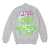COMME des GARCONS SHIRT × KAWS ZIP JACKET GRAY画像