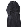 blurhms Gabardine Double Belt Trench Coat画像