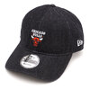 NEW ERA NBA Mini Logo 9THIRTY Cloth Strap シカゴ・ブルズ ブラックデニム 12854029画像