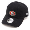 NEW ERA NFL Mini Logo 9THIRTY Cloth Strap サンフランシスコ・フォーティナイナーズ ブラック 12853968画像