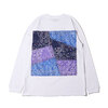 atmos REMAKE BANDANA LS TEE E WHITE MAT21-S129画像