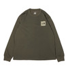 THE NORTH FACE L/S SQUARE LOGO TEE NEW TAUPE NT82136-NT画像