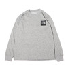 THE NORTH FACE L/S SQUARE LOGO TEE MIX GREY NT82136-Z画像