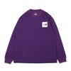 THE NORTH FACE L/S SQUARE LOGO TEE GRAVITY PURPLE NT82136-GP画像