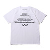 White Mountaineering BIG W LOGO PRINTED T-SHIRT WHITE WM2171534画像