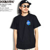 DOUBLE STEAL ROSEPICTURE T-SHIRT -BLACK/BLUE- 911-14004画像