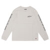 WTW SLEEVE PRINT LOGO LS WHITE画像