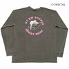 BARNS VINTAGE-LIKE L/S T-SHIRT "NY RW TUCKLE" BR-21307画像