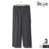 SCYE BASICS Blushed Cotton Gabardine Baggy Trousers 5121-83554画像