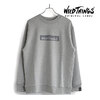 Wild Things LOGO CREW NECK SWEAT GREY WT21248KY画像