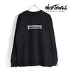 Wild Things LOGO CREW NECK SWEAT BLACK WT21248KY画像
