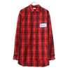 VETEMENTS MY NAME IS VETEMENTS FLANNEL SHIRT UA52SH800画像