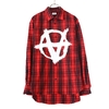 VETEMENTS ANARCHY / CHILDREN OF THE NIGHT FLANNEL SHIRT UA52SH850画像