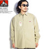 BEN DAVIS BIG SHIRT -SAND BEIGE- G-1780018画像