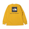 THE NORTH FACE L/S BACK SQUARE LOGO TEE ARROWWOOD YELLOW NT82131-AY画像