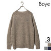SCYE BASICS Shetland Wool Crew Neck Sweater Knit 5121-13600画像