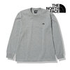 THE NORTH FACE M L/S Nuptse Cotton Tee MIX GREY NT82135-Z画像