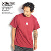 DOUBLE STEAL SQUARENAME HEAVY WEIGHT S/S T-SHIRT -BURGUNDY- 902-14030画像