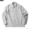 BLUCO STANDARD WORK SHIRTS L/S (L.GY-GY.STP) OL-109-021画像