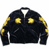 TAILOR TOYO Mid 1950s Style Velveteen × Acetate Souvenir Jacket “KOSHO & CO.” Special Edition “GOLD TIGER” × “WHITE EAGLE” TT14973画像