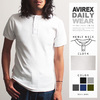 AVIREX S/S HENLEY NECK T-SHIRT 6143504画像