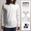 AVIREX L/S HENLEY NECK T-SHIRT 6153482画像